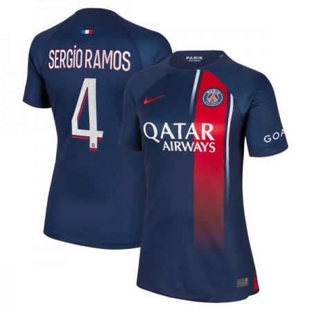 Goedkope Paris Saint Germain 2023-24 Sergio Ramos 4 Dames Thuisshirt Goedkope Paris Saint Germain 2023-24 Sergio Ramos 4 Dames Thuisshirt